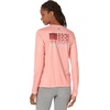 image:imageColumbia Tidal Tee PFG Fish Flag Long SleeveTiki PinkRed Hibiscus Gradient