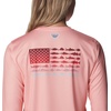 image:imageColumbia Tidal Tee PFG Fish Flag Long SleeveTiki PinkRed Hibiscus Gradient