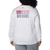 image:imageColumbia Tidal Tee PFG Fish Flag Long SleeveWhiteFish Flag Ombre