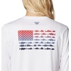 image:imageColumbia Tidal Tee PFG Fish Flag Long SleeveWhiteFish Flag Ombre