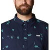 image:imageColumbia Utilizer Printed Woven Short SleeveCollegiate Navy Camp Social