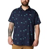 image:imageColumbia Utilizer Printed Woven Short SleeveCollegiate Navy Camp Social