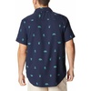image:imageColumbia Utilizer Printed Woven Short SleeveCollegiate Navy Camp Social