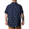 image:imageColumbia Utilizer Printed Woven Short SleeveCollegiate Navy Camp Social