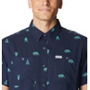 image:imageColumbia Utilizer Printed Woven Short SleeveCollegiate Navy Camp Social