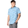 image:imageColumbia Utilizer Printed Woven Short SleeveRipple Blue Yarrow Mirage