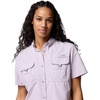 image:imageColumbia Womens PFG Bahama II Short Sleeve Fishing ShirtLavender Pearl