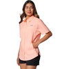 image:imageColumbia Womens PFG Tamiami II Short Sleeve Fishing ShirtTiki Pink