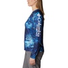 image:imageColumbia Womens Super Tidal Tee Long SleeveBlue Macaw Realtree Horizon