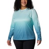 image:imageColumbia Womens Super Tidal Tee Long SleeveCanyon Blue Gradient Scalefade