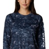 image:imageColumbia Womens Super Tidal Tee Long SleeveCollegiate Navy Contour Fish
