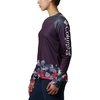image:imageColumbia Womens Super Tidal Tee Long SleeveCollegiate Navy Wild Stripes Print