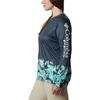 image:imageColumbia Womens Super Tidal Tee Long SleeveDolphin Wild Stripes Print