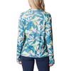 image:imageColumbia Womens Super Tidal Tee Long SleeveElectric Turquoise Hidden Paradise