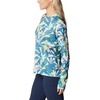 image:imageColumbia Womens Super Tidal Tee Long SleeveElectric Turquoise Hidden Paradise