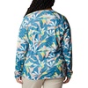image:imageColumbia Womens Super Tidal Tee Long SleeveElectric Turquoise Hidden Paradise