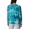 image:imageColumbia Womens Super Tidal Tee Long SleeveElectric Turquoise Realtree Horizon