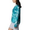image:imageColumbia Womens Super Tidal Tee Long SleeveElectric Turquoise Realtree Horizon