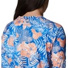 image:imageColumbia Womens Super Tidal Tee Long SleeveHarbor Blue Batik Floral Print