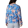 image:imageColumbia Womens Super Tidal Tee Long SleeveHarbor Blue Batik Floral Print