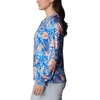 image:imageColumbia Womens Super Tidal Tee Long SleeveHarbor Blue Batik Floral Print