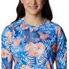 image:imageColumbia Womens Super Tidal Tee Long SleeveHarbor Blue Batik Floral Print