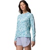 image:imageColumbia Womens Super Tidal Tee Long SleeveMarine LightCrosshatch