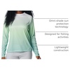 image:imageColumbia Womens Super Tidal Tee Long SleeveNew Mint Gradient Scalefade
