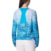 image:imageColumbia Womens Super Tidal Tee Long SleeveOcean Blue Digiscale Fade