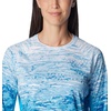 image:imageColumbia Womens Super Tidal Tee Long SleeveOcean Blue Digiscale Fade