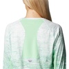 image:imageColumbia Womens Super Tidal Tee Long SleeveOcean Mint Digiscale Fade