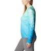 image:imageColumbia Womens Super Tidal Tee Long SleeveOpal Blue  Pfg Gradient