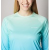 image:imageColumbia Womens Super Tidal Tee Long SleeveOpal Blue  Pfg Gradient