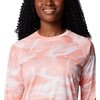 image:imageColumbia Womens Super Tidal Tee Long SleeveTiki Pink Undulating