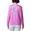 image:imageColumbia Womens Tidal Tee PFG Fish Star Long SleeveBright LavenderFish Star Splashflora