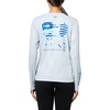 image:imageColumbia Womens Tidal Tee PFG Fish Star Long SleeveCirrus GreyFish Star Marlin Floracamo