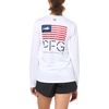 image:imageColumbia Womens Tidal Tee PFG Fish Star Long SleeveWhiteFish Star Americana