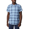 image:imageColumbia Mens Newton Ridge Plaid Short SleeveJet Stream Soft Ombre
