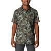image:imageColumbia Mens Silver Ridge Utility Lite Novelty Short SleeveStone Green Floriculture