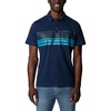 Dk Mtn Heather  Double Decker Stripe