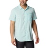 Electric Turquoise Wave Crest Stripe