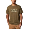 Olive Green Heather/Wanderland Graphic
