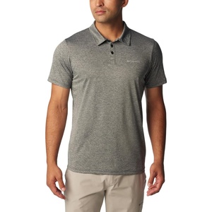 image:imageColumbia Mens Columbia Hike PoloHiking ShirtBlack Heather