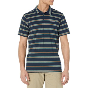 image:imageColumbia Mens Columbia Hike PoloHiking ShirtCollegiate Navy Scattered Stripe