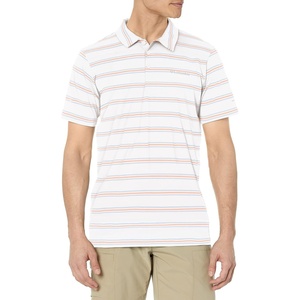 image:imageColumbia Mens Columbia Hike PoloHiking ShirtWhite Scattered Stripe