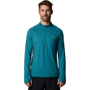 image:imageColumbia Mens Endless Trail Half Zip Mesh Long SleevRiver Blue
