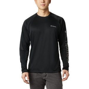 image:imageColumbia Mens Fork Stream Long Sleeve ShirtBlackCity Grey Logo