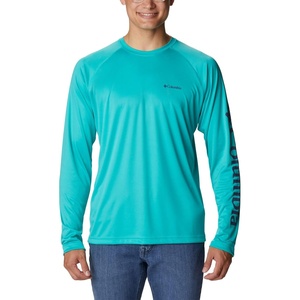 image:imageColumbia Mens Fork Stream Long Sleeve ShirtBright Aqua