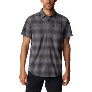image:imageColumbia Mens Newton Ridge Plaid Short SleeveCity Grey Soft Ombre