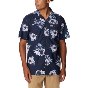 image:imageColumbia Mens Pine Canyon Short SleeveHiking ShirtCollegiate Navy Staycation